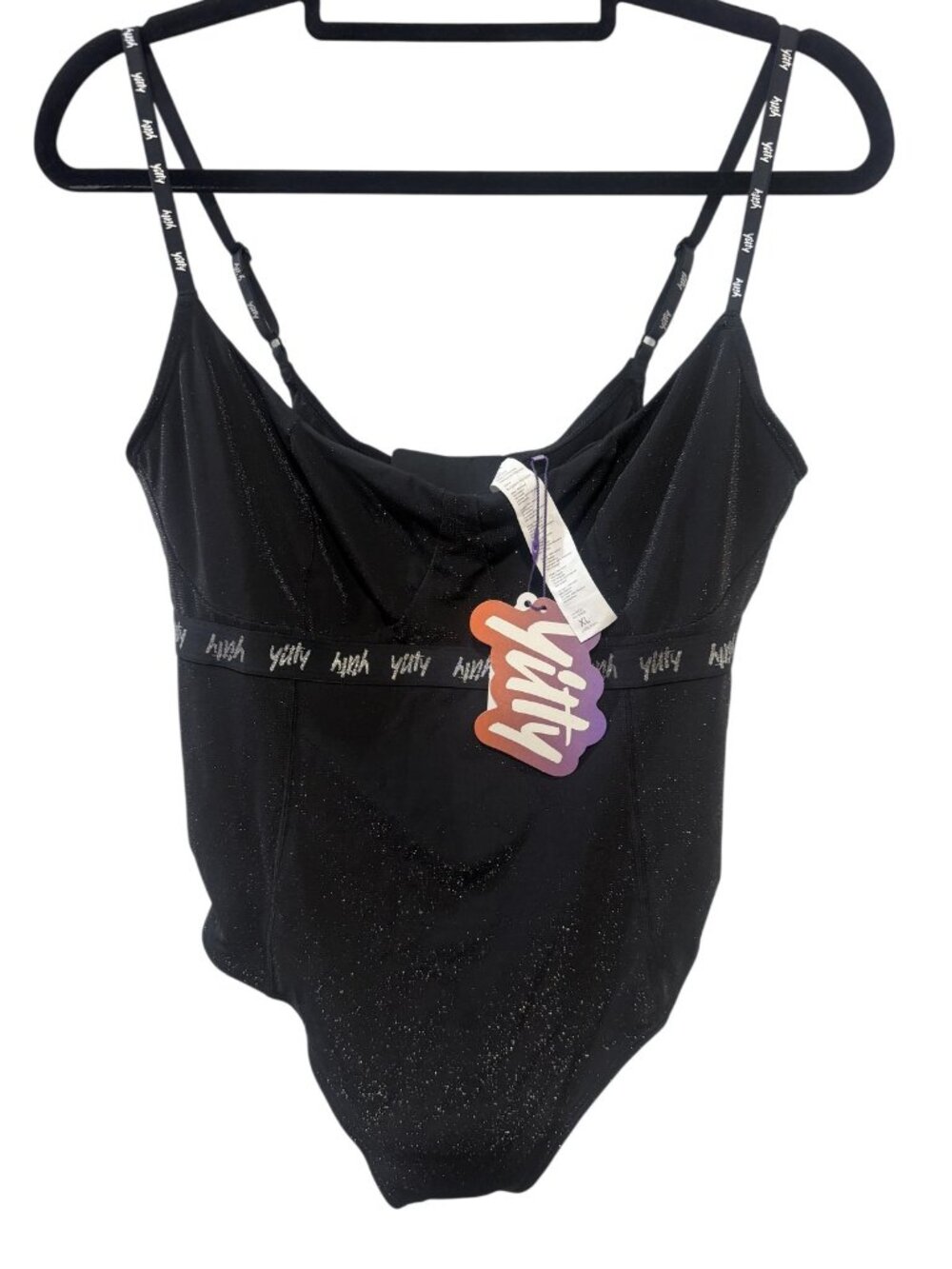 Yitty Size Extra Large (XL) Black Shaping Bodysuit Adjustable Straps One Piece